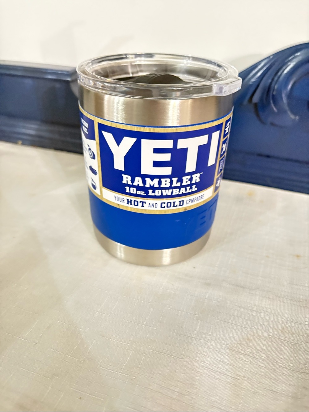 YETI Rambler 10 oz Lowball Tumbler - Blue NIB